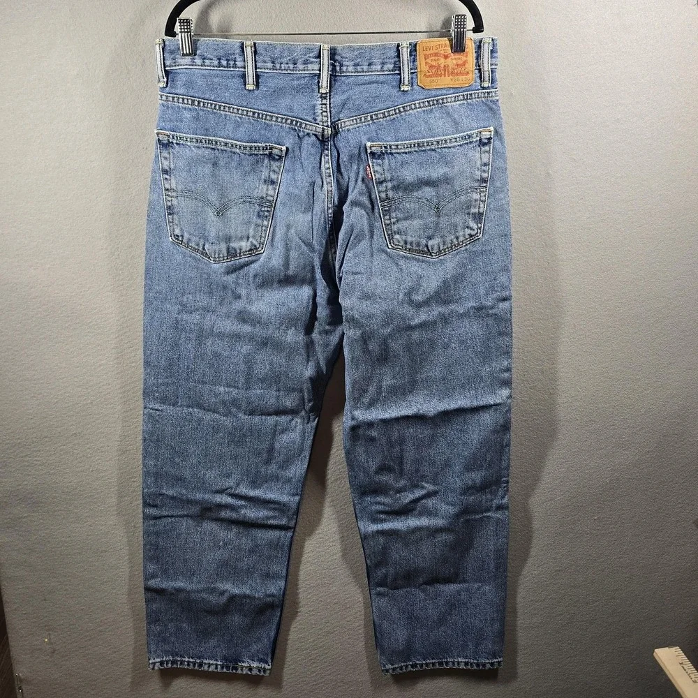 Levis‎ 550 Jeans Mens 38x30 Blue Relaxed Denim Pants Medium Wash Tapered Leg